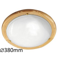 Rabalux 5421 - Ufo stropné svietidlo E27 2x MAX 60W sklo prírodná/opálové sklo