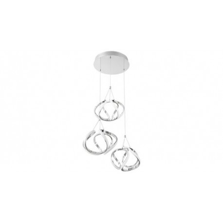 Rabalux 5771 - Palmira závesné svietidlo LED 50W umelá hmota chrómová