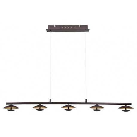 Rabalux 2555 - Brigitte závesné svietidlo LED 5x 5W kovové hnedá/hnedá