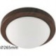 Rabalux 3567 - Disky stropné svietidlo E27 1x MAX 40W sklo wenge/opálové sklo