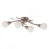 Rabalux 2619 - Emily stropné svietidlo E14 4x MAX 40W sklo bronzová/biela