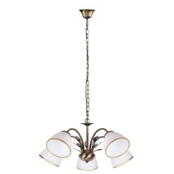 Rabalux 2780 - Aletta luster E14 5x MAX 40W sklo bronzová/bronzová