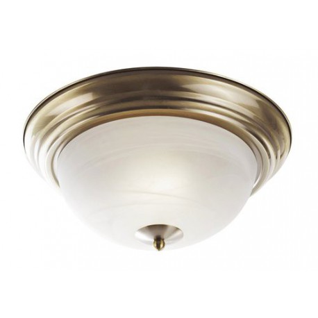 Rabalux 2806 - Top stropné svietidlo E27 2x MAX 60W sklo bronzová/biela