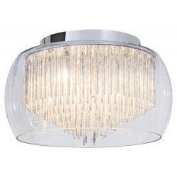 Rabalux 2916 - Mona stropné svietidlo G9 5x MAX 40W sklo chrómová/priehľadná
