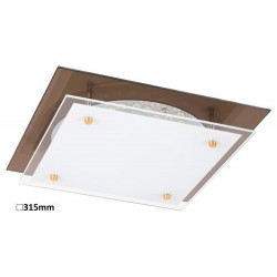 Rabalux 3027 - Janine stropné svietidlo LED 18W sklo jantár/biela