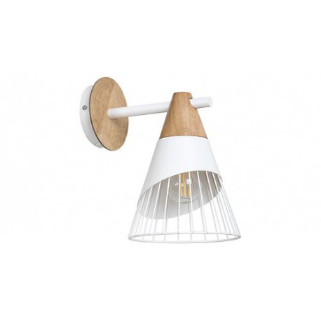 Rabalux 5665 - Isaac nástenné svietidlo E27 1x MAX 60W kovové biela/biela