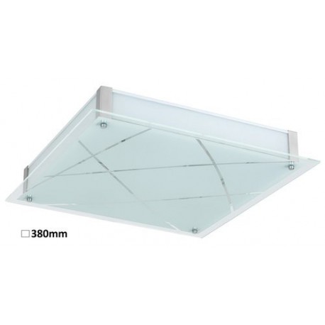 Rabalux 3057 - Devin stropné svietidlo LED 24W sklo biela/biela