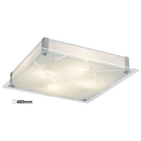 Rabalux 3058 - Devin stropné svietidlo LED 36W sklo biela/biela
