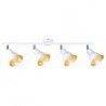 Rabalux 5909 - Annie bodové svietidlo E14 4x MAX 40W kovové biela/biela