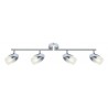 Rabalux 5923 - Jennifer bodové svietidlo E14 4x MAX 40W sklo chrómová/chrómová