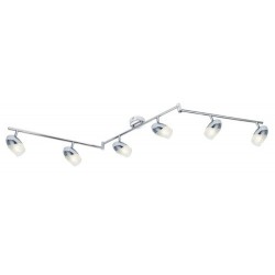 Rabalux 5924 - Jennifer bodové svietidlo E14 6x MAX 40W sklo chrómová/chrómová