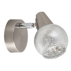 Rabalux 5925 - Noelle bodové svietidlo E14 1x MAX 25W sklo saténová chrómová/strieborná