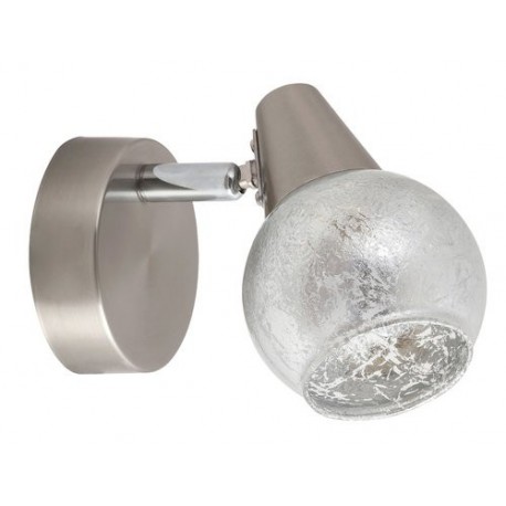 Rabalux 5925 - Noelle bodové svietidlo E14 1x MAX 25W sklo saténová chrómová/strieborná