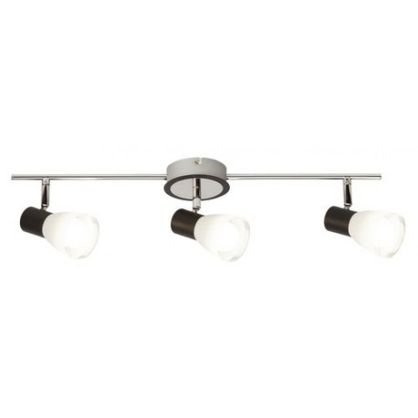 Rabalux 5978 - Ati bodové svietidlo E14 3x MAX 40W sklo čierna