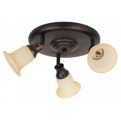 Rabalux 6067 - Claire bodové svietidlo E14 3x MAX 40W sklo hnedá/hnedá