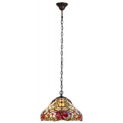 Rabalux 8086 - Mirella luster E27 2x MAX 60W tiffany sklo bronzová/viacfarebná