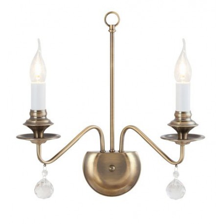 Rabalux 7057 - Beatrice nástenné svietidlo E14 2x MAX 40W antický bronz