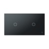 Glasense 2 Panel - Graphenium Black, 1 tlačidlo + 1 tlačidlo