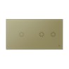 Glasense 2 Panel - Zandium Gold, 1 tlačidlo + 2 tlačidlo