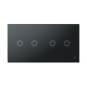 Glasense 2 Panel - Graphenium Black, 2 tlačidlo + 2 tlačidlo