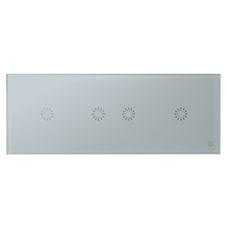 Glasense 3 panel - Polarium White, 1 tlačidlo + 2 tlačidlo + 1 tlačidlo